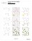 Stencil Art: Ditsy Flowers Wallpaper Layering Stencil Set (7 in 1)